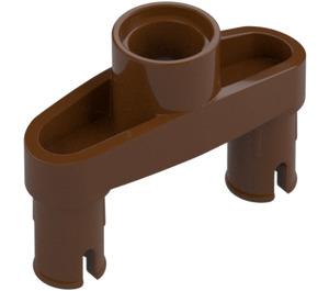 LEGO Reddish Brown Technic Connector with Hole and 2 Pins (15461 / 46189)