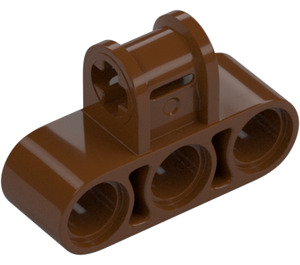 LEGO Reddish Brown Technic Cross Block 3 x 2 (Axle/Triple Pin) (42191 / 63869)