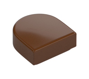 LEGO Reddish Brown Tile 1 x 1 Half Oval (24246 / 35399)