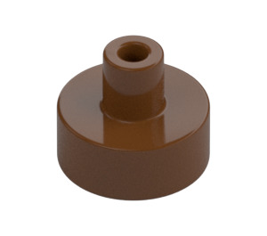 LEGO Reddish Brown Tile 1 x 1 Round with Hollow Bar (20482 / 31561)