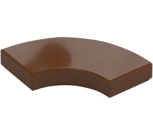 LEGO Reddish Brown Tile 2 x 2 Curved Corner (27925)