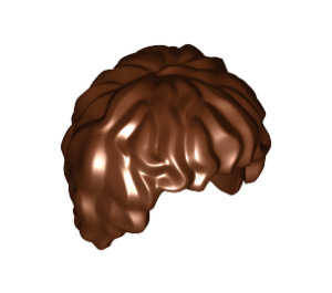 LEGO Reddish Brown Tousled Mid-Length Hair (10048)