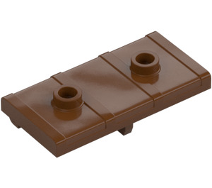 LEGO Marrone rossastro Scrigno del tesoro 2 x 4 Coperchio (80835)