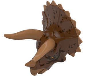 LEGO Reddish Brown Triceratops Head (65172)