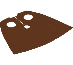 LEGO Reddish Brown Very Short Cape with Standard Fabric (99464 / 101646)