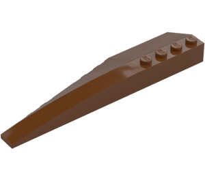 LEGO Reddish Brown Wedge 12 x 3 x 1 Double Rounded Right (42060 / 45173)