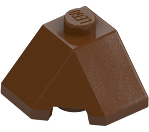 LEGO Reddish Brown Wedge 2 x 2 (45°) Corner (13548)