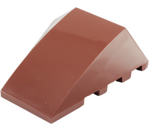 LEGO Reddish Brown Wedge 4 x 4 Triple Curved without Studs (47753)