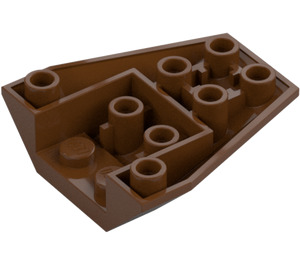 LEGO Reddish Brown Wedge 4 x 4 Triple Inverted with Reinforced Studs (13349)