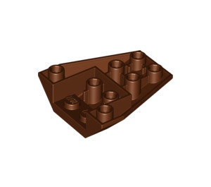 LEGO Brun rougeâtre Coin 4 x 4 Tripler Inversé avec tenons renforcés (13349)