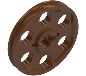 LEGO Reddish Brown Wedge Belt Wheel (4185 / 49750)