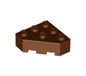 LEGO Reddish Brown Wedge Brick 3 x 3 without Corner (30505)