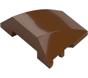 LEGO Reddish Brown Wedge Curved 3 x 4 Triple (64225)