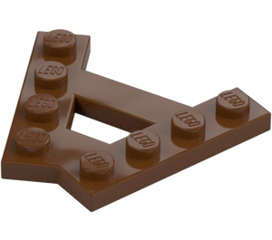 LEGO Reddish Brown Wedge Plate 1 x 4 A-Frame (45°) (15706)