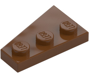 LEGO Reddish Brown Wedge Plate 2 x 3 Wing Right  (43722)