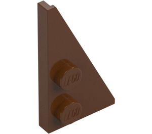 LEGO Reddish Brown Wedge Plate 2 x 4 Wing Right (65426)