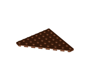 LEGO Reddish Brown Wedge Plate 8 x 8 Corner (30504)
