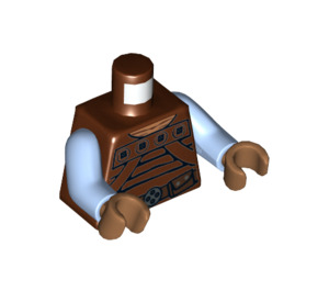 LEGO Brun rougeâtre Weequay Skiff Garder Torse (973 / 76382)