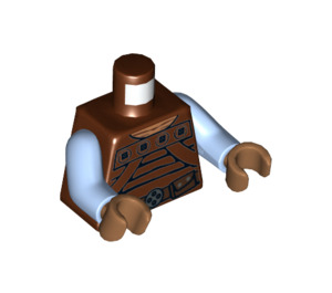 LEGO Roodachtig bruin Weequay Skiff Bewaker Torso (973 / 76382)