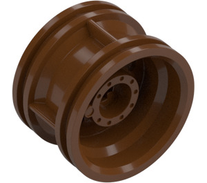 LEGO Reddish Brown Wheel Rim Ø30 x 20 with No Pinholes, with Reinforced Rim (56145)