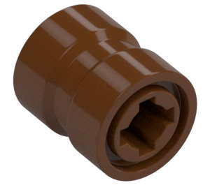 LEGO Reddish Brown Wheel Rim Ø8.1 x 9mm (Notched Hole, Reinforced Back) (74967)