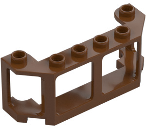 LEGO Reddish Brown Window 2 x 6 x 2 Train (17454 / 42506)