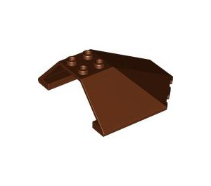 LEGO Reddish Brown Windscreen 6 x 6 x 2 (35331 / 87606)