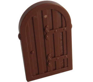 LEGO Brun rougeâtre Wood Porte avec hinges for 30044 (3347 / 94161)