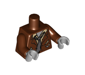 LEGO Reddish Brown Zombie Torso (973 / 88585)