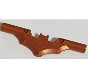 LEGO Reddish Copper Bat-A-Rang with Bars