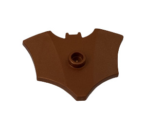 LEGO Reddish Copper Bat shield narrow with stud