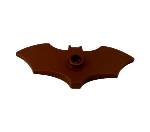 LEGO Reddish Copper Bat shield wide with stud