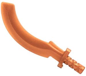 LEGO Načervenalá měděná egyptský Khopesh Meč (93247)