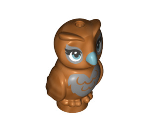 LEGO Reddish Copper Owl with Silver Patches and Turquoise Beak (67888 / 67895)