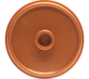 LEGO Reddish Copper Shield - Round with Stud (17835 / 91884)