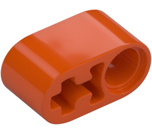 LEGO Reddish Orange Beam 2 with Axle Hole and Pin Hole (40147 / 74695)