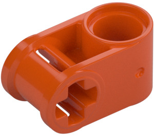 LEGO Reddish Orange Cross Block 90° 1 x 2 (Axle/Pin) (6536 / 40146)