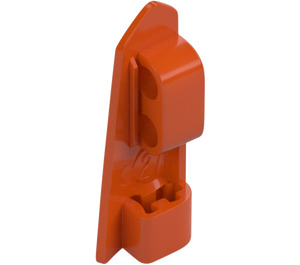 LEGO Rouge Orangé Incurvé Panneau 21 Droite (11946 / 43499)