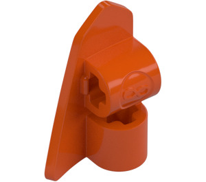 LEGO Rouge Orangé Incurvé Panneau 8 Droite (2389)