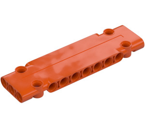 LEGO Reddish Orange Flat Panel 3 x 11 (15458)