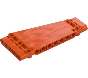 LEGO Reddish Orange Flat Panel 5 x 11 Angled (18945)