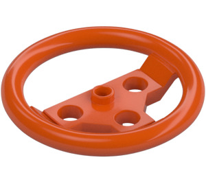 LEGO Reddish Orange Large Steering Wheel (2741)