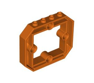 LEGO Orange rougeâtre Panneau 1 x 6 x 4.3 avec Fenêtre (49699)