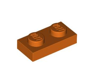 LEGO Orange rougeâtre assiette 1 x 2 (3023 / 28653)