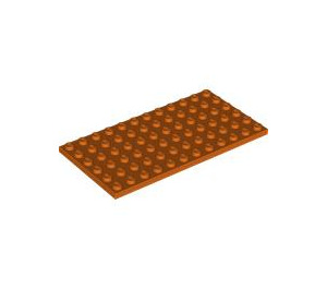LEGO Reddish Orange Plate 6 x 12 (3028)