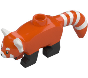 LEGO Rødlig orange Rød Panda