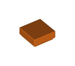 LEGO Reddish Orange Tile 1 x 1 with Groove (3070 / 30039)