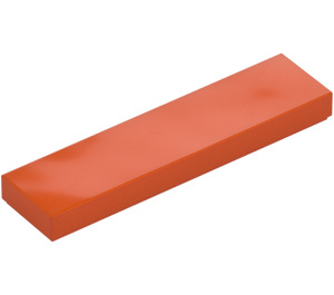 LEGO Reddish Orange Tile 1 x 4 (2431 / 35371)