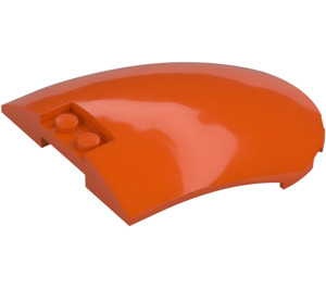 LEGO Reddish Orange Windscreen 6 x 8 x 2 with Cut Out (5274)