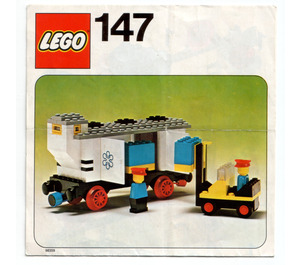 LEGO Refrigerated Wagon Set 147 Instructions